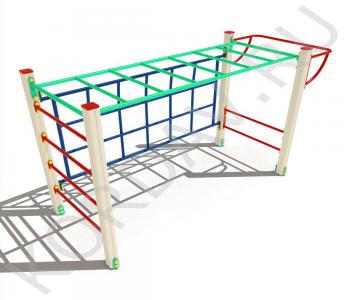 Шведская стенка с рукоходом и турником СК 6.481 (0)