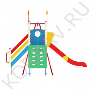 Детский игровой спортивный комплекс с качелями и горкой  ПДИ 2.05 (0)