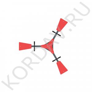 Качалка на пружине для троих ИО 7.244 (2)