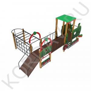 Детский игровой комплекс Паровоз ПДИ 1.22 (1)
